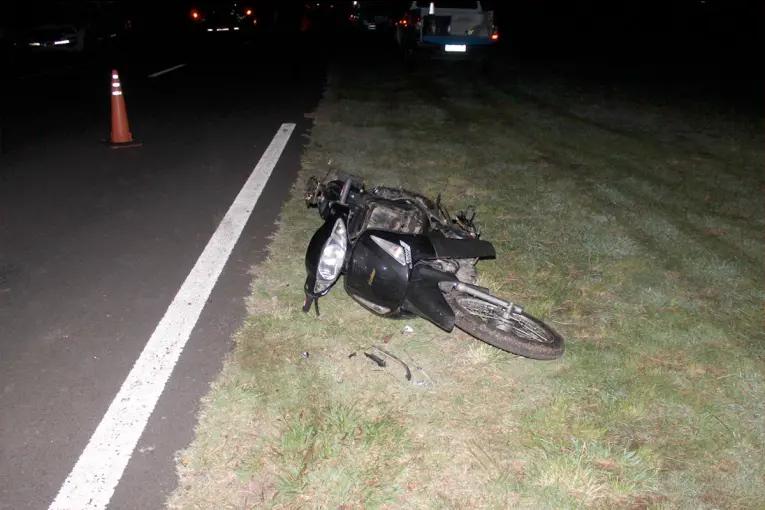 Una motociclista murió tras ser chocada por un vehículo que se dio a la fuga en Ruta 6