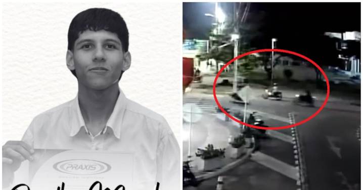 Video reveló cómo ocurrió el accidente en el que murió un joven docente en Santander