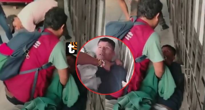 ¡Cansados de la delincuencia! Vecinos capturan a ladrón y lo castigan a correazos en SJM Los mismos vecinos atrapan a un sujeto acusado de robar un celular y le dan una lección que nunca olvidarán, al