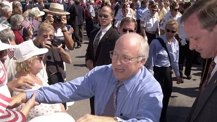 Photos of Dick Cheney's 2000 campaign stops in Ocala, The Villages