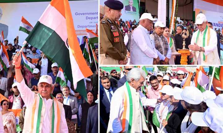 LG Sinha Attends Valedictory Function Of First Phase Of 150th Year Commemoration Of ‘Vande Mataram’