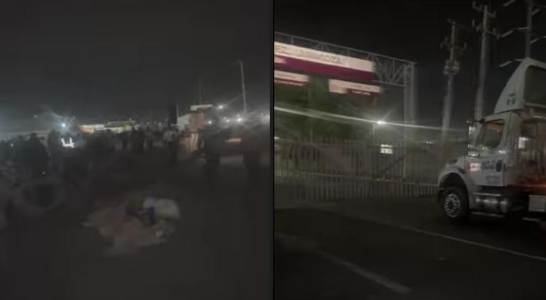 Liberaron transportistas la aduana del Puente Zaragoza 🎦