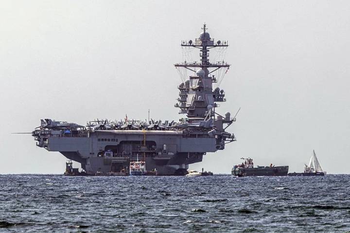 Chile expresa «profunda preocupación» por el despliegue del portaaviones USS Gerald R. Ford en el Caribe