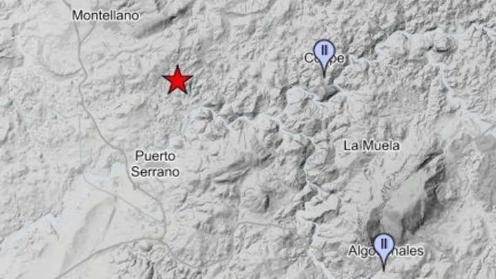 Registrado un terremoto de magnitud 2,9 este jueves en Montellano