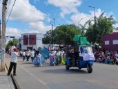 Reúne cientos de personas desfile por aniversario de la Revolución Mexicana en José María Morelos