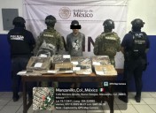 Detienen a 11, aseguran armamento y presunta droga en Colima
