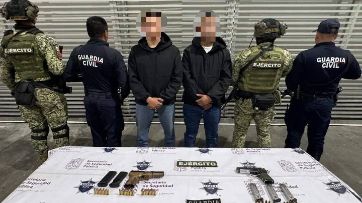 Detienen a dos hombres armados de Jalisco en Zinapécuaro