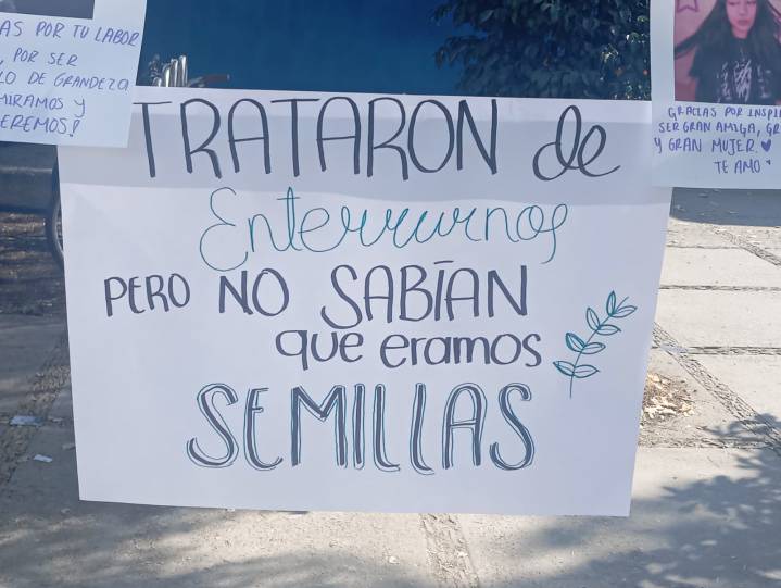 Colectivo URZO Zona Oriente se manifiesta en el 25N para visibilizar la lucha de las mujeres