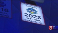 UConn Women's Basketball Team celebrates NCAA championship banner unveiling ahead of homecoming win