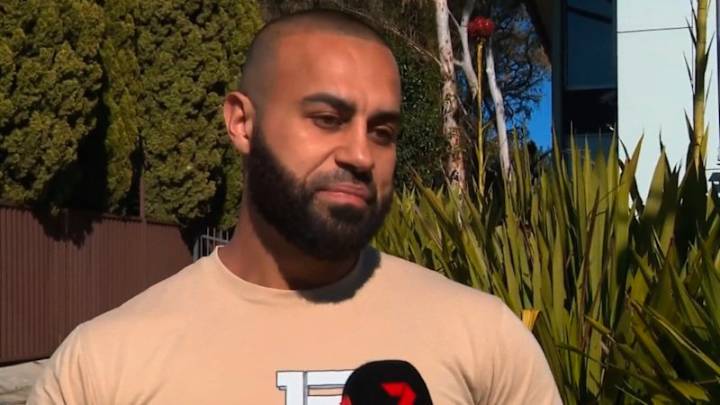 Footage of Danny Zayat following the murder of Tatiana Dokhotaru