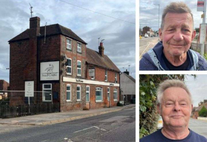 Bapchild villagers want The Fox and Goose pub in The Street, near Sittingbourne, to reopen after apartment plans lodged