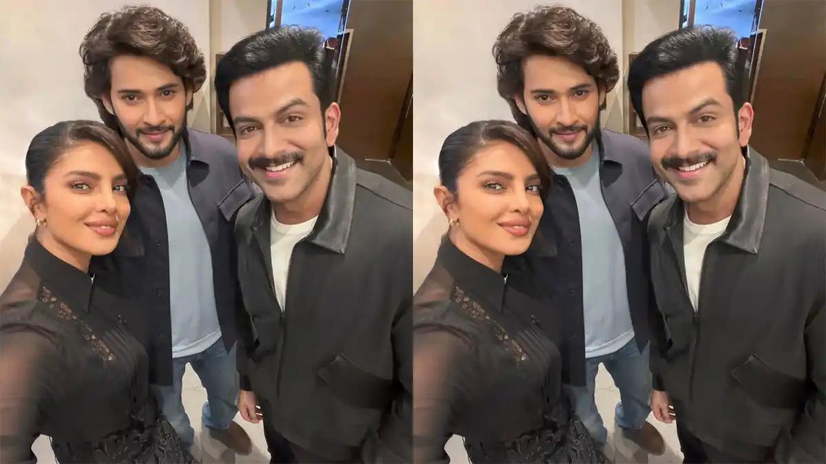 Varanasi Stars’ Selfie Goes Viral – Mahesh, Priyanka and Prithviraj Steal the Spotlight