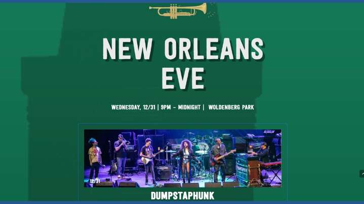 New Orleans gears up for free holiday concerts and riverfront New Year's Eve countdown