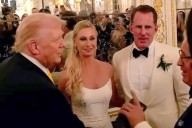 Donald Trump Crashes Wedding, Tells Guest You're 'Going to Get Me into Heaven'