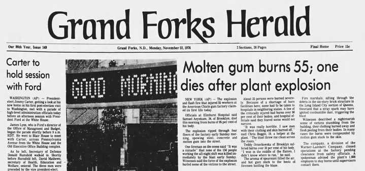 Today in History: November 22, 1976 - Youth, 15, is held as suspect in city robbery