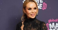 Amanda Holden dons daring see-through dress with Ashley Roberts at Global gala