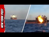 Ukraine Explodes Huge Russian Tankers on The Black Sea