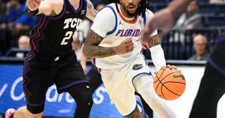 Harding hits go-ahead jumper with 48 seconds left as TCU beats No. 10 Florida 84
