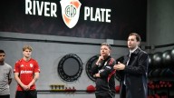 Stefano Di Carlo se reunió con Marcelo Gallardo y el plantel en el River Camp