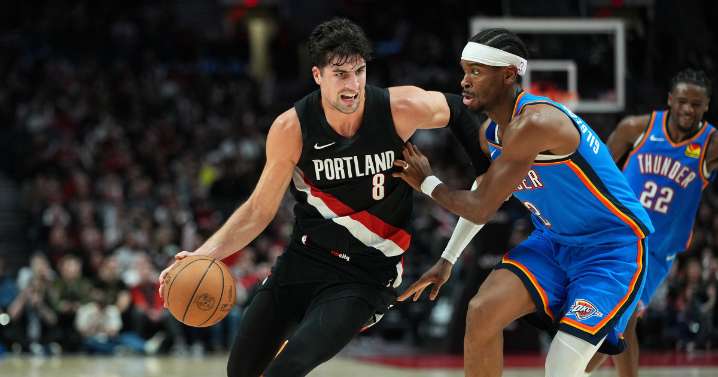 Trail Blazers rally from 22 down to hand Thunder their first loss