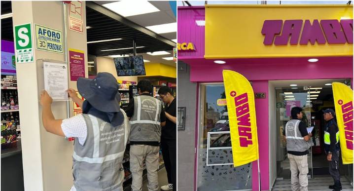 Ica: en operativo inopinado fiscalizan locales comerciales de Guadalupe cercado