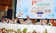 LG Manoj Sinha delivers the keynote address at Vishwagram’s International Symposium in Srinagar