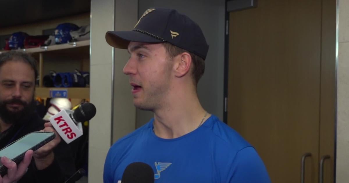 Matthew Kessel describes his game-winning goal for Blues on Tuesday vs. Flames