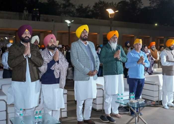 Punjab Govt’s Mesmerizing Drone Show Pays Homage to Sri Guru Tegh Bahadur Ji at Sri Anandpur Sahib