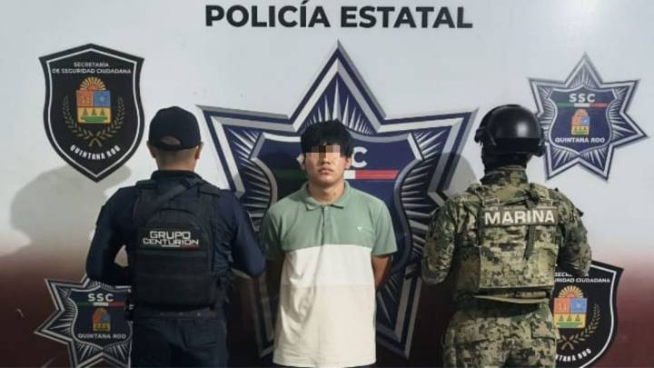 Detienen a presunto narcomenudista en la colonia El Cedro en Rancho Viejo