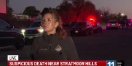 Suspicious death near Stratmoor Hills