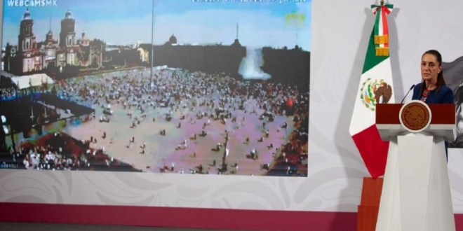 Sheinbaum habla sobre la marcha de la generación Z