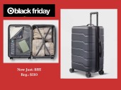Target Black Friday ad deal: Hardside Medium Checked Suitcase is half off  for a limited time