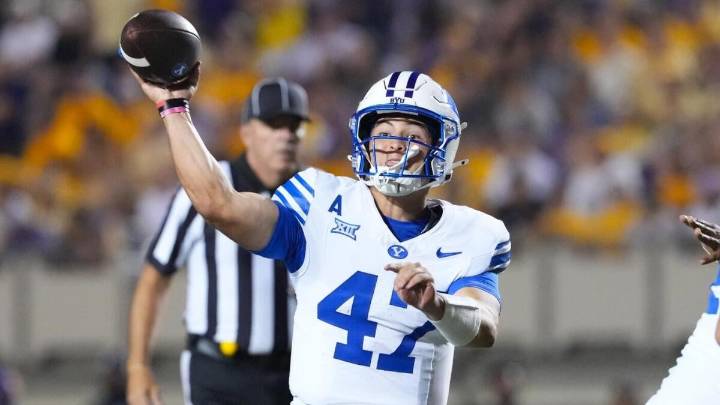 College football line movements for Week 11, including No. 7 BYU at No. 8 Texas Tech