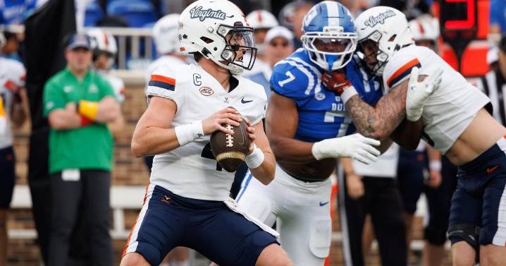 Chandler Morris throws 2 TD passes as No. 20 Virginia beats Duke
