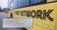 The touching note slipped to a passenger as mystery bus driver explains gutting truth of the job