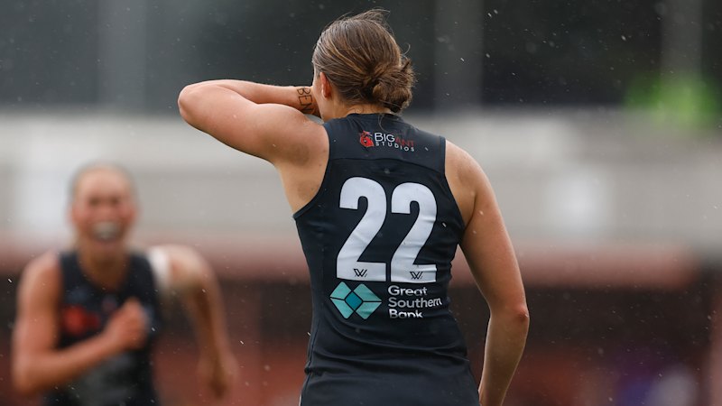 Ben Austin death: Carlton Blues player Mia Austin pays tribute to her cousin in AFLW elimination victory over West Coast