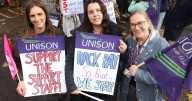 Schools across Bristol close as 'exploited' support staff strike