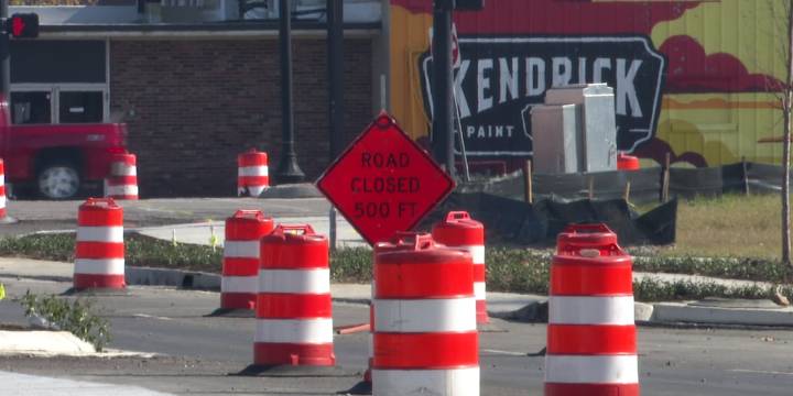 Construction causing traffic delays as Broad Street project continues
