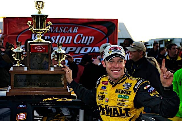 20 Years Ago Matt Kenseth Clinched NASCAR’s Last Winston-Era Championship Matt Kenseth captured NASCAR’s final Winston Cup title 20 years ago, marking the end of an era and birthing the playoff era. J