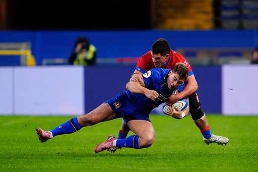 Italia supera a un competitivo Chile por 34-19 en su primer enfrentamiento en rugby