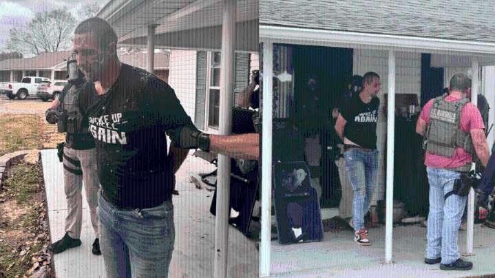 Man in custody after fleeing traffic stop where K