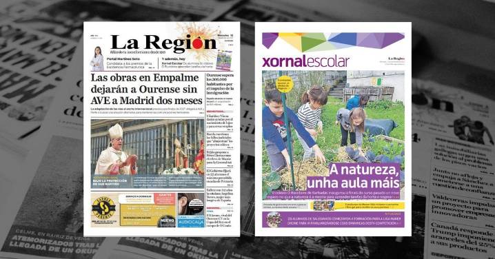 La portada de La Región de este miércoles, 12 de noviembre