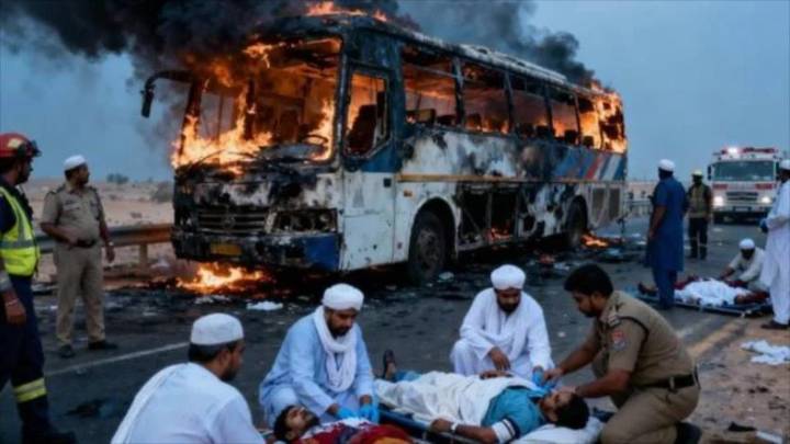 Accidente de autobús en Arabia Saudita provoca la muerte de 45 peregrinos