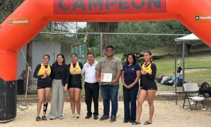 Abejas y Alces, asumen trono en Voli de Playa Interfacultades UAT ZC miércoles, 5 de noviembre de 2025