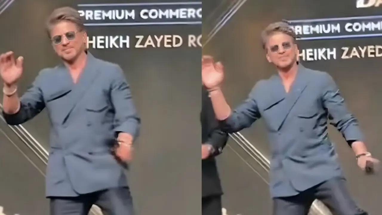 Shah Rukh Khan lit up the stage with his killer dance moves to Chaiyya Chaiyya; fans can’t calm