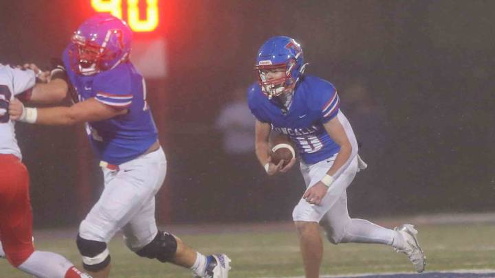 Roncalli celebrates semistate title, defeats Heritage Hills 42