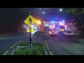 Road closed in Atlanta as crews respond to apartment fire