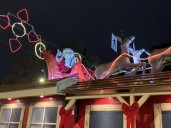 Santa needed his rain-deer at a packed Owen Sound parade Saturday