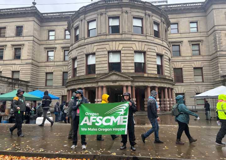 Portland council cancels meeting as municipal workers picket outside City Hall
