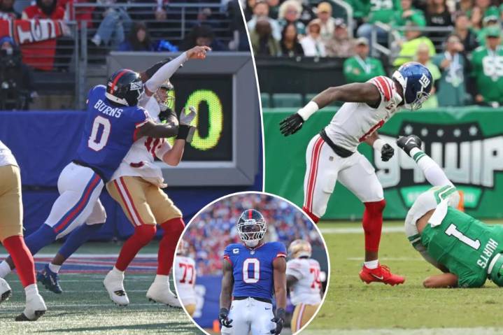 Brian Burns is tenacious beast — no matter the Giants' record